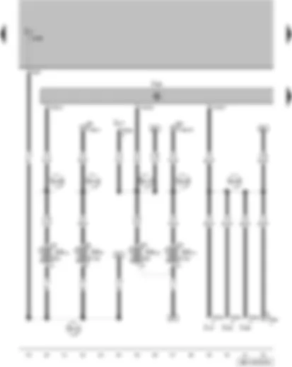 Wiring Diagram  VW GOLF 2010 - Vehicle location system control unit