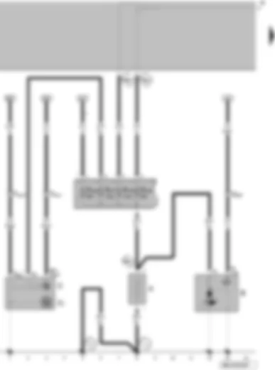 Wiring Diagram  VW GOLF 2009 - Battery - starter - alternator - voltage regulator