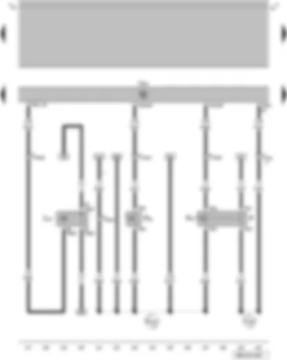 Wiring Diagram  VW GOLF 2014 - Brake light switch - clutch pedal switch - brake pedal switch - terminal 30 voltage supply relay - engine control unit