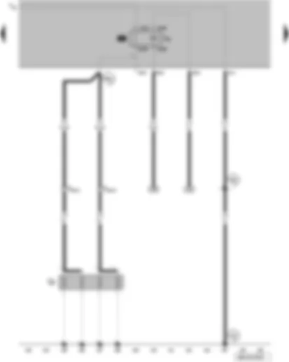 Wiring Diagram  VW GOLF 2012 - Glow plug relay - engine glow plug