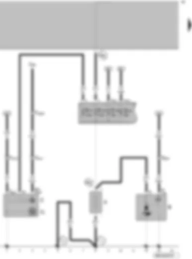 Wiring Diagram  VW GOLF 2009 - Battery - starter - alternator - voltage regulator