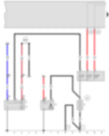 Wiring Diagram  VW GOLF 2009 - Battery - Starter - Alternator - Voltage regulator