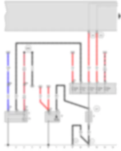 Wiring Diagram  VW GOLF 2009 - Battery - Starter - Alternator - Voltage regulator