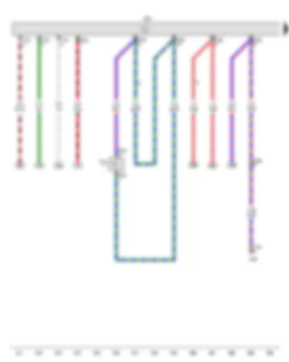 Wiring Diagram  VW GOLF 2014 - Ambient temperature switch - Radiator fan control unit