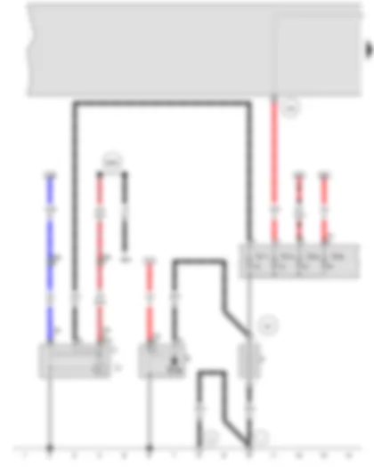 Wiring Diagram  VW GOLF 2009 - Battery - Starter - Alternator - Voltage regulator