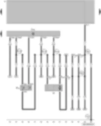 Wiring Diagram  VW GOLF 2010 - Radiator fan thermal switch - radiator fan control unit - radiator fan