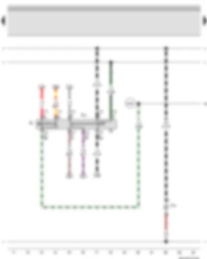 Wiring Diagram  VW GOLF 2003 - Left turn signal repeater bulb