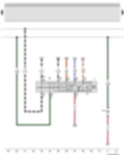 Wiring Diagram  VW GOLF 2003 - Hazard warning light switch - Right turn signal repeater bulb