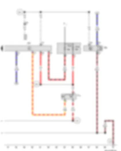 Wiring Diagram  VW GOLF 2003 - Radiator fan thermal switch - High-pressure sender - Radiator fan control unit