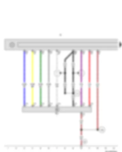 Wiring Diagram  VW GOLF 2006 - Radio - CD changer
