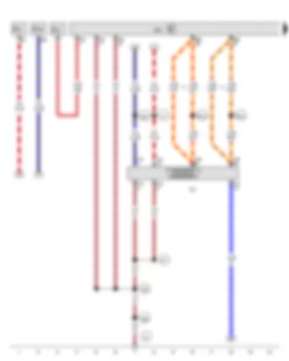 Wiring Diagram  VW GOLF 2015 - Data bus diagnostic interface - Diagnostic connection