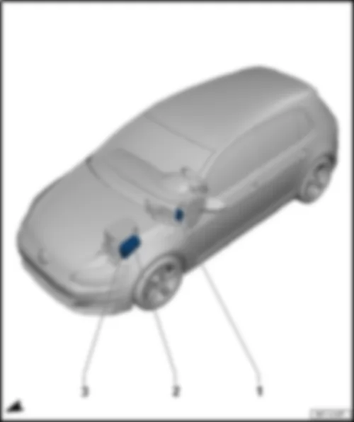VW GOLF 2017 Overview of fuse holder