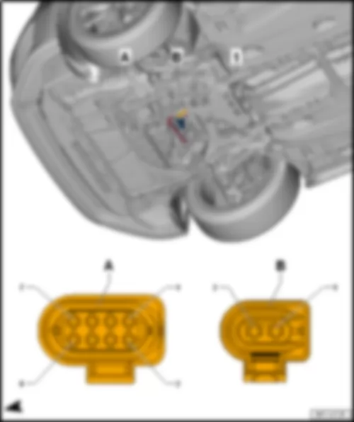 VW GOLF 2014 Axle differential lock control unit J647