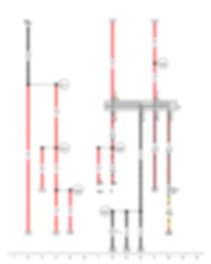 Wiring Diagram  VW JETTA NF 2013 - Starter - Ignition/starter switch - Terminal 50 voltage supply relay - Fuse 2 in fuse holder A