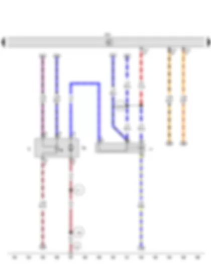 Wiring Diagram  VW JETTA NF 2015 - Fuel gauge sender - Fuel system pressurisation pump - Fuel pump relay - Engine control unit