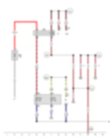 Wiring Diagram  VW JETTA NF 2013 - Light switch - Terminal 75x voltage supply relay - Fuse 3 on fuse holder B
