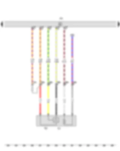 Wiring Diagram  VW JETTA NF 2014 - Lambda probe - Engine control unit - Lambda probe heater