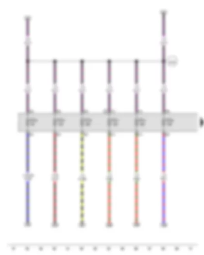 Wiring Diagram  VW JETTA NF 2015 - Fuse holder C - Fuse 30 on fuse holder C - Fuse 32 on fuse holder C - Fuse 33 on fuse holder C