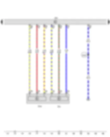 Wiring Diagram  VW JETTA NF 2015 - Accelerator position sender - Accelerator position sender 2 - Engine control unit