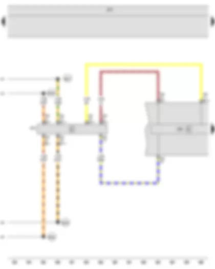 Wiring Diagram  VW JETTA SPORT WAGEN 2007 - Control unit in dash panel insert - Onboard supply control unit - Data bus diagnostic interface