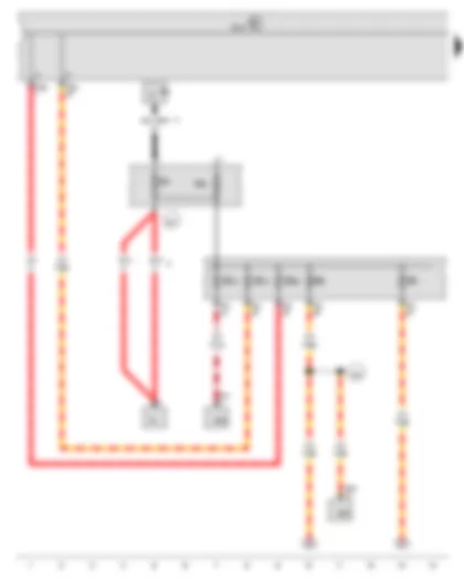 Wiring Diagram  VW JETTA SPORT WAGEN 2010 - Onboard supply control unit
