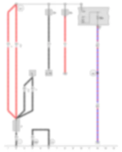 Wiring Diagram  VW JETTA SPORT WAGEN 2010 - Battery - Main relay