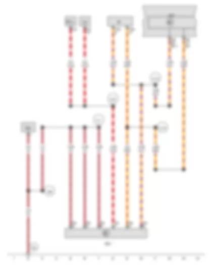 Wiring Diagram  VW JETTA SPORT WAGEN 2010 - Data bus diagnostic interface - Vehicle position recognition control unit