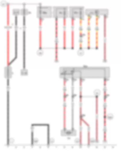 Wiring Diagram  VW JETTA SPORT WAGEN 2011 - Battery - Backrest adjustment button - Driver seat backrest adjustment motor