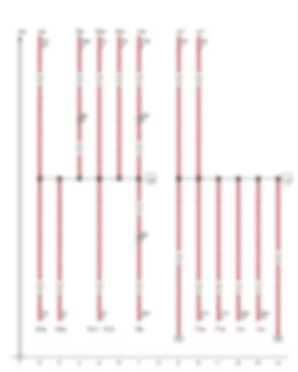 Wiring Diagram  VW JETTA SPORT WAGEN 2010 - Earth connection - in airbag wiring harness - Earth connection - in automatic gearbox wiring harness