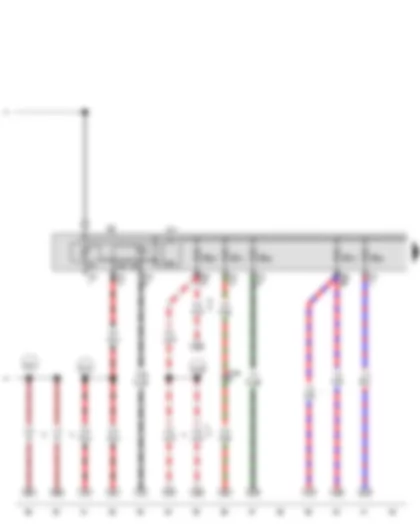 Wiring Diagram  VW JETTA SPORT WAGEN 2014 - Main relay - Fuse holder B