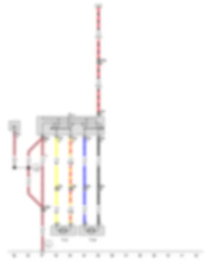 Wiring Diagram  VW JETTA SPORT WAGEN 2011 - Front passenger seat lumbar support adjustment switch - Front passenger seat lumbar support longitudinal adjustment motor - Front passenger seat lumbar support height adjustment motor