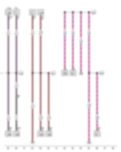 Wiring Diagram  VW JETTA SPORT WAGEN 2011 - Positive connection 4 (15a) in dash panel wiring harness - Connection (54) - in interior wiring harness - Positive connection 2 (30a) - in interior wiring harness - Positive connection 4 (30a) - in interior wiring harness