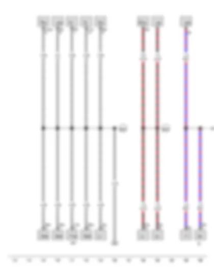 Wiring Diagram  VW JETTA SPORT WAGEN 2011 - Positive connection 2 (58b) - in interior wiring harness - Connection 2 (75a) - in main wiring harness - Positive connection 1 (87a) in main wiring harness