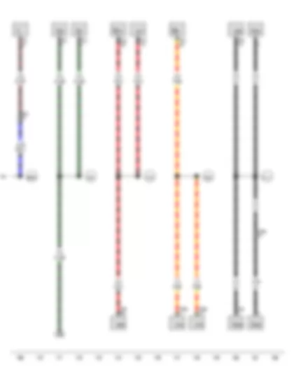 Wiring Diagram  VW JETTA SPORT WAGEN 2011 - Connection (DF) - in interior wiring harness - Positive connection (x) - in heated washer jets wiring harness - Positive connection 1 (30a) - in engine compartment wiring harness - Connection (30al) - in engine compartment wiring harness - Connection 9 in engine compartment wiring harness