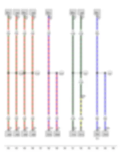 Wiring Diagram  VW JETTA SPORT WAGEN 2011 - Connection 3 (87a) in engine compartment wiring harness - Connection 6 (87a) in engine compartment wiring harness - Connection (87a) - in engine wiring harness