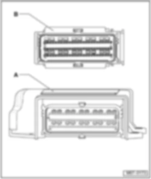 VW JETTA SPORT WAGEN 2009 Overview of control units