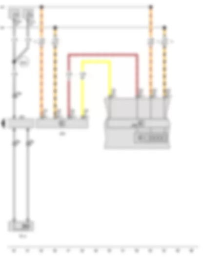 Wiring Diagram  VW JETTA 2015 - Control unit in dash panel insert - Data bus diagnostic interface - Selector lever sensors control unit - Selector lever lock solenoid