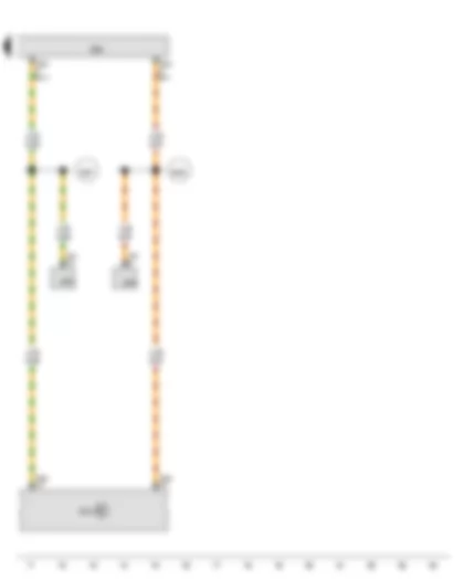 Wiring Diagram  VW JETTA 2013 - Climatronic control unit - Onboard supply control unit