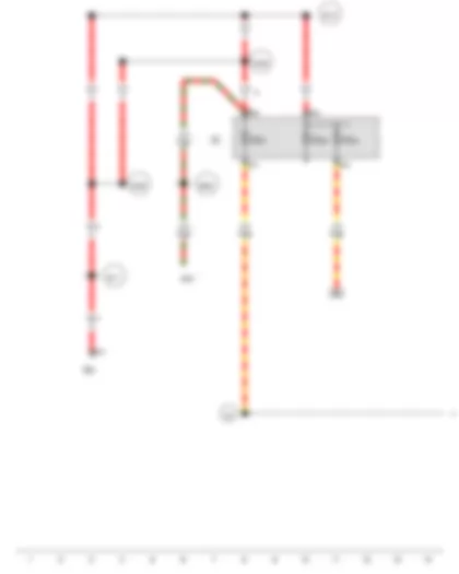 Wiring Diagram  VW JETTA 2011 - Fuse 4 in fuse holder A - Fuse holder C