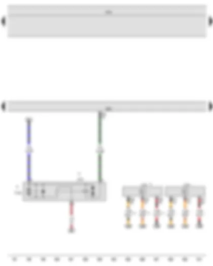 Wiring Diagram  VW JETTA 2015 - Vacuum pump relay - Onboard supply control unit - Engine control unit - Vacuum pump for brakes
