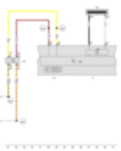 Wiring Diagram  VW JETTA 2015 - Immobiliser reader coil - Multifunction indicator - Immobiliser control unit - Data bus diagnostic interface - Dash panel insert
