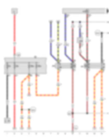 Wiring Diagram  VW JETTA 2012 - Terminal 75 voltage supply relay 1 - Terminal 15 voltage supply relay 2 - Fuse holder B