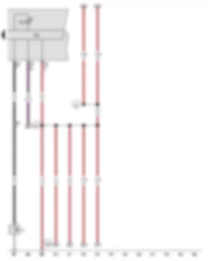 Wiring Diagram  VW JETTA 2015 - Oil pressure switch - Control unit in dash panel insert - Driving program warning light