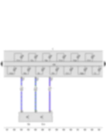 Wiring Diagram  VW JETTA 2015 - Multifunction display call-up button - Multifunction display memory switch - Dash panel insert