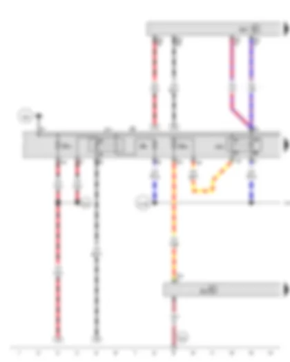 Wiring Diagram  VW JETTA 2016 - Main relay - Low heat output relay - Auxiliary air heater element