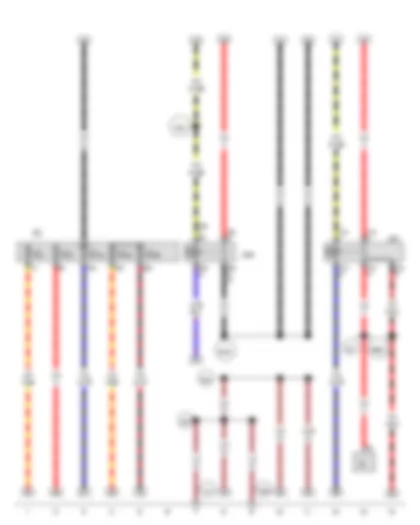 Wiring Diagram  VW JETTA 2015 - Starter - Starter relay 1 - Starter relay 2 - Fuse holder C