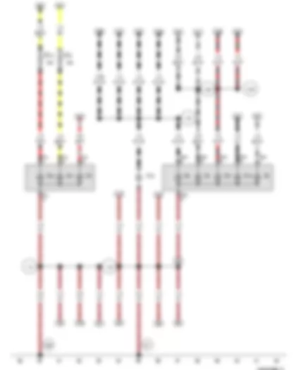 Wiring Diagram  VW JETTA 2008 - Right side light bulb - Left tail light bulb - Rear left turn signal bulb - Left reversing light bulb - Left turn signal repeater bulb - Left brake and tail light bulb - Right headlight dipped beam bulb - Right headlight main beam bulb