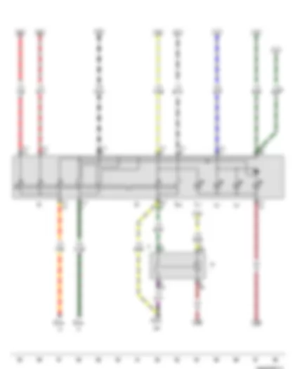 Wiring Diagram  VW JETTA 2008 - Light switch - Fog light relay - Fuse 24 on fuse holder C - Fuse 25 on fuse holder C