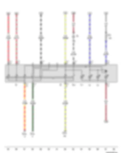 Wiring Diagram  VW JETTA 2010 - Light switch - Fuse 3 on fuse holder C - Fuse 24 on fuse holder C - Fuse 25 on fuse holder C