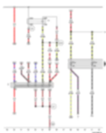 Wiring Diagram  VW JETTA 2005 - Ignition/starter switch - Fog light relay
